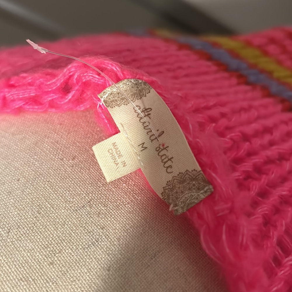 Altar’d State Knit Neon Sweater - Picture 4 of 5